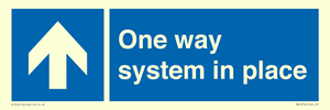 One way system in place